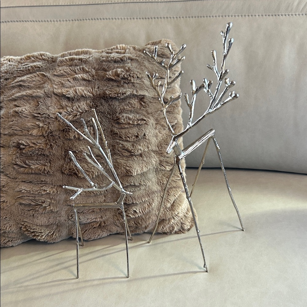 Pottery Barn Silver Stick Reindeer - Picture 7 of 8